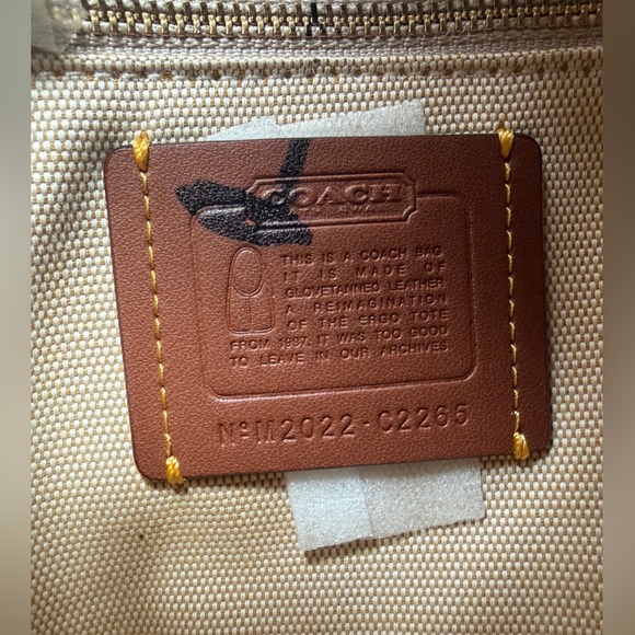 Coach Ergo Cream leather shoulder purse bag - Picture 15 of 15